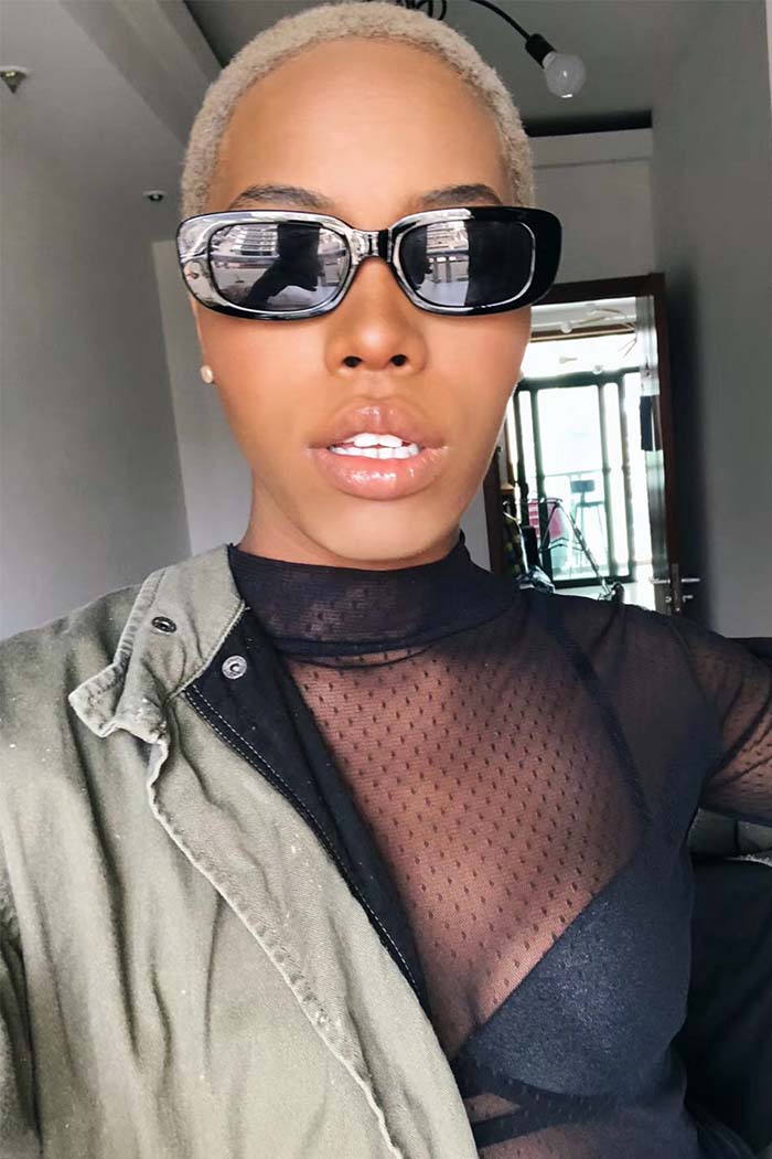 Shanghai black model naiara do